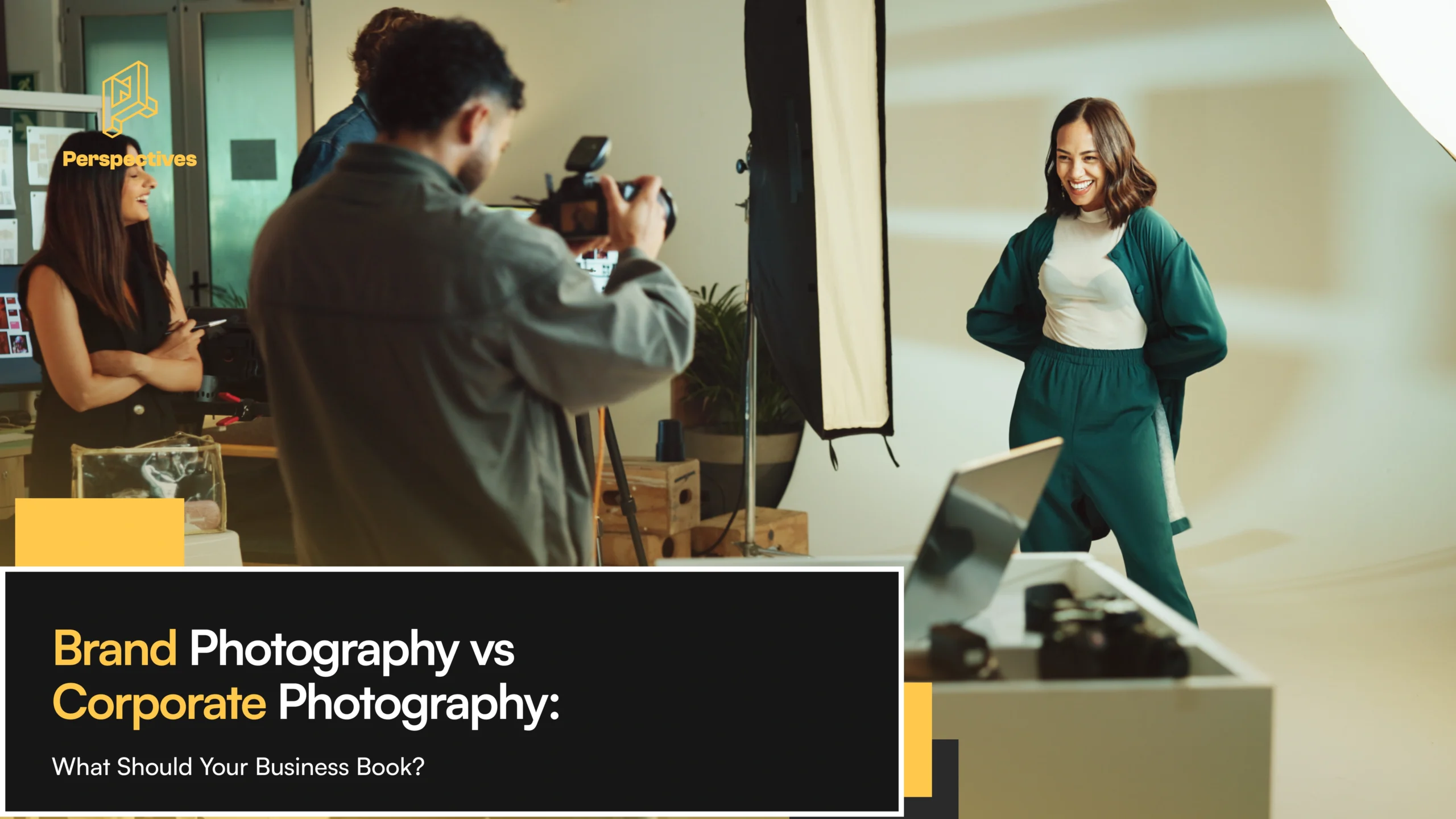 Brand photography vs corporate photography explained, so you know exactly which commercial photography your business needs to book.