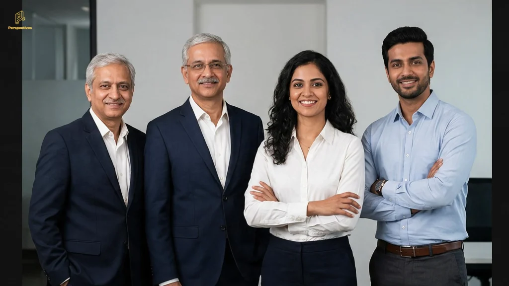Corporate photoshoot Bangalore leadership team session by Perspectives