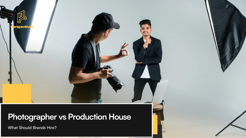 Confused between a photographer and a photography production house? Here's what actually changes for your brand shoot.