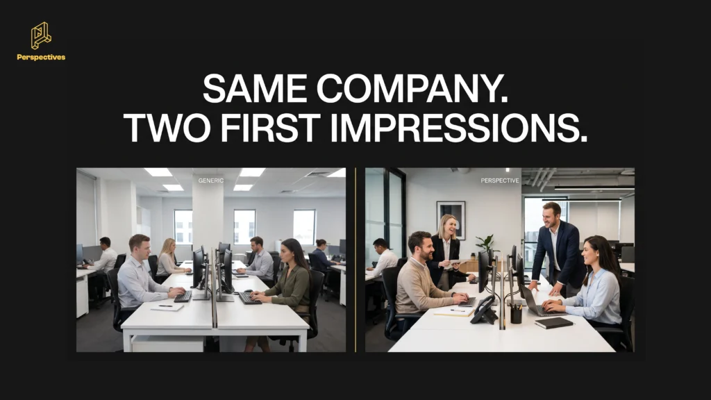 Professional photos for company website showing a real corporate team and workplace facility