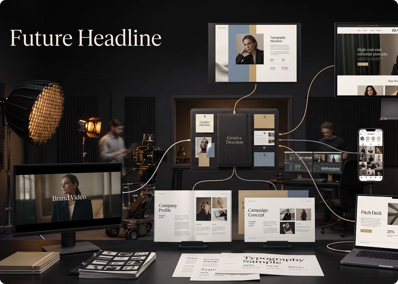 Website, Social and Pitch Deck Storytelling