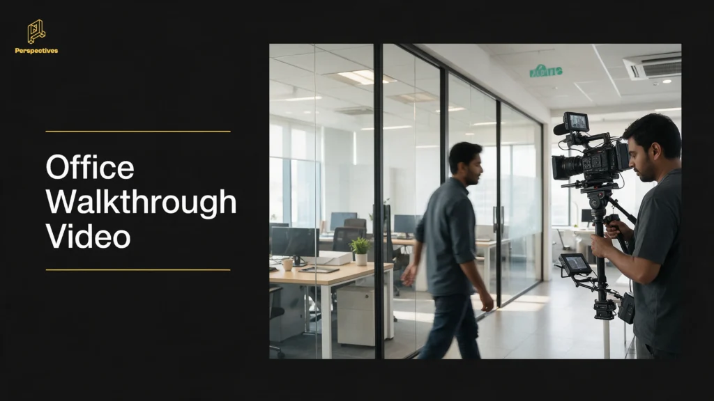 Office walkthrough video used for sales and employer branding